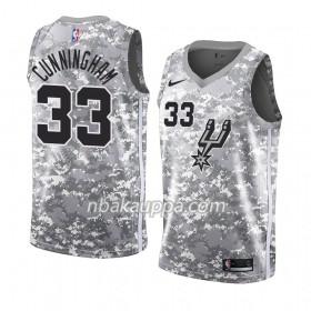 San Antonio Spurs Dante Cunningham 33 2018-19 Nike Harmaa Pelipaidat Swingman - Miesten